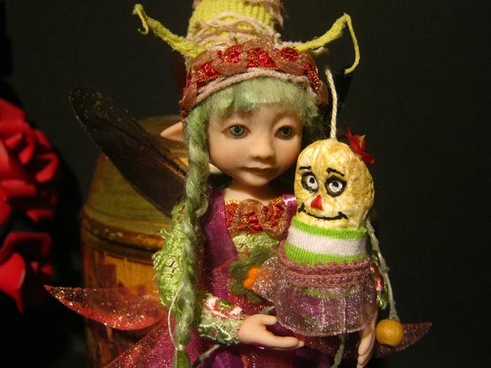 Posable Fairy Fae Bea and Pea